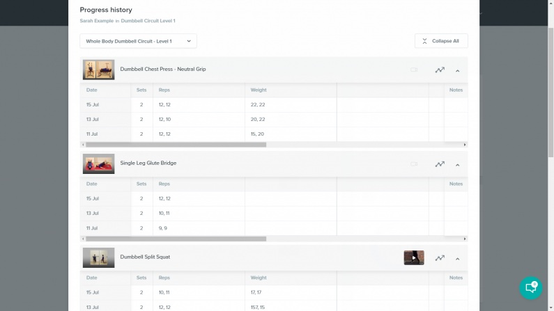 The Ultimate Guide to Coaching Strength Athletes Online - training log and progress